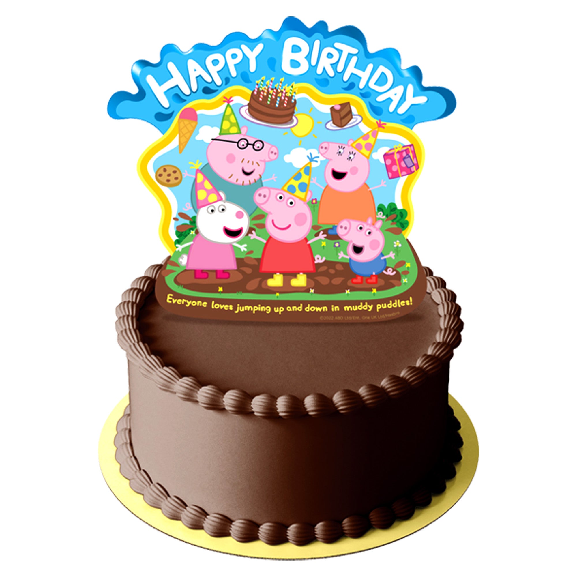Peppa Pig Cake Topper Peppa Pig Party Supplies Treasures Gifted peppa-pig-cake-topper-peppa-pig-party-supplies-treasures-gifted