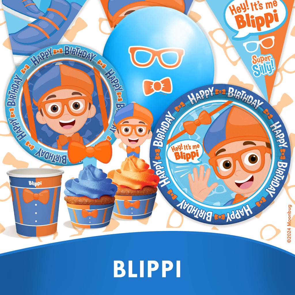 Blippi Character Birthday Party Supplies