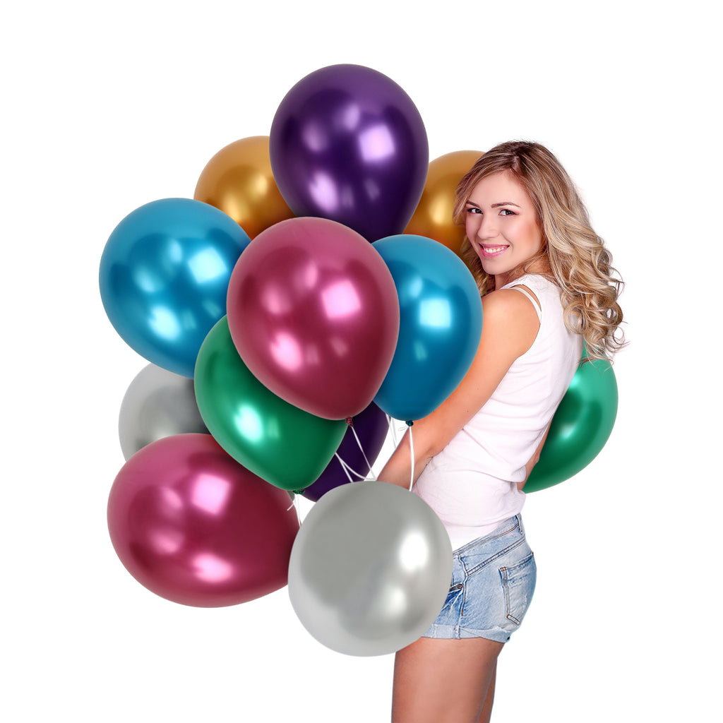 12in Chrome Latex Balloons