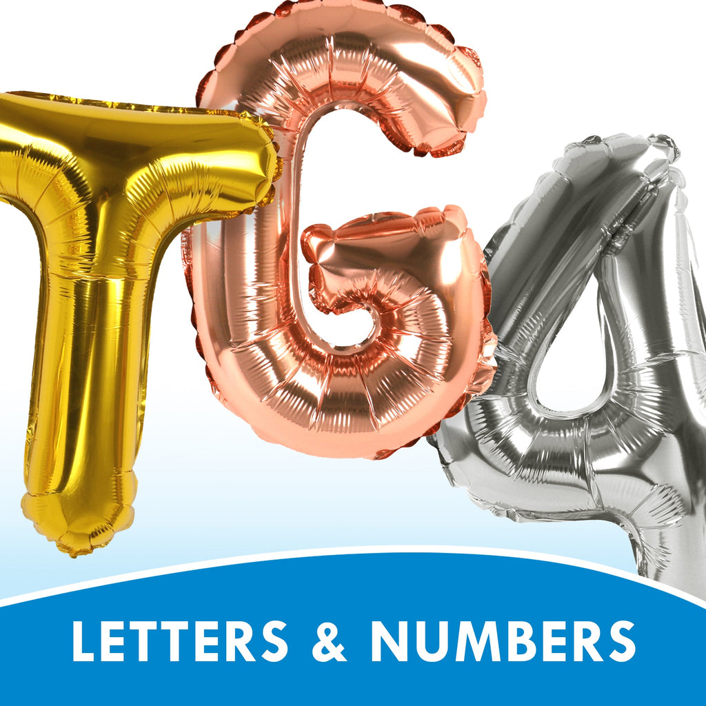 Foil Letters & Numbers