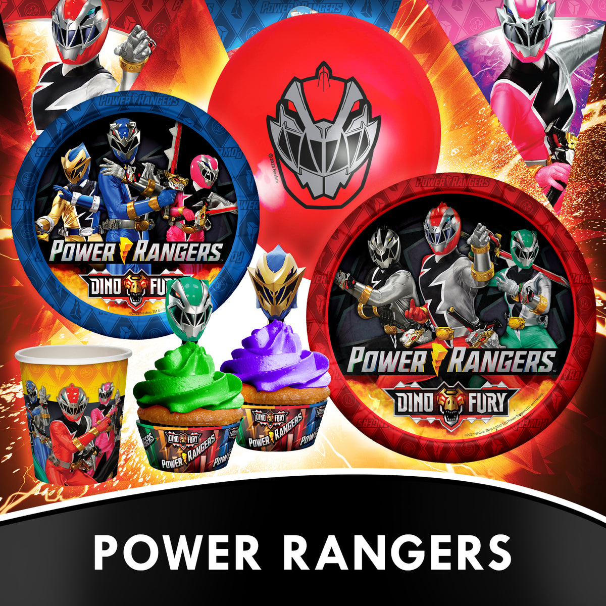 Power Rangers Party Supplies – Treasures Gifted
