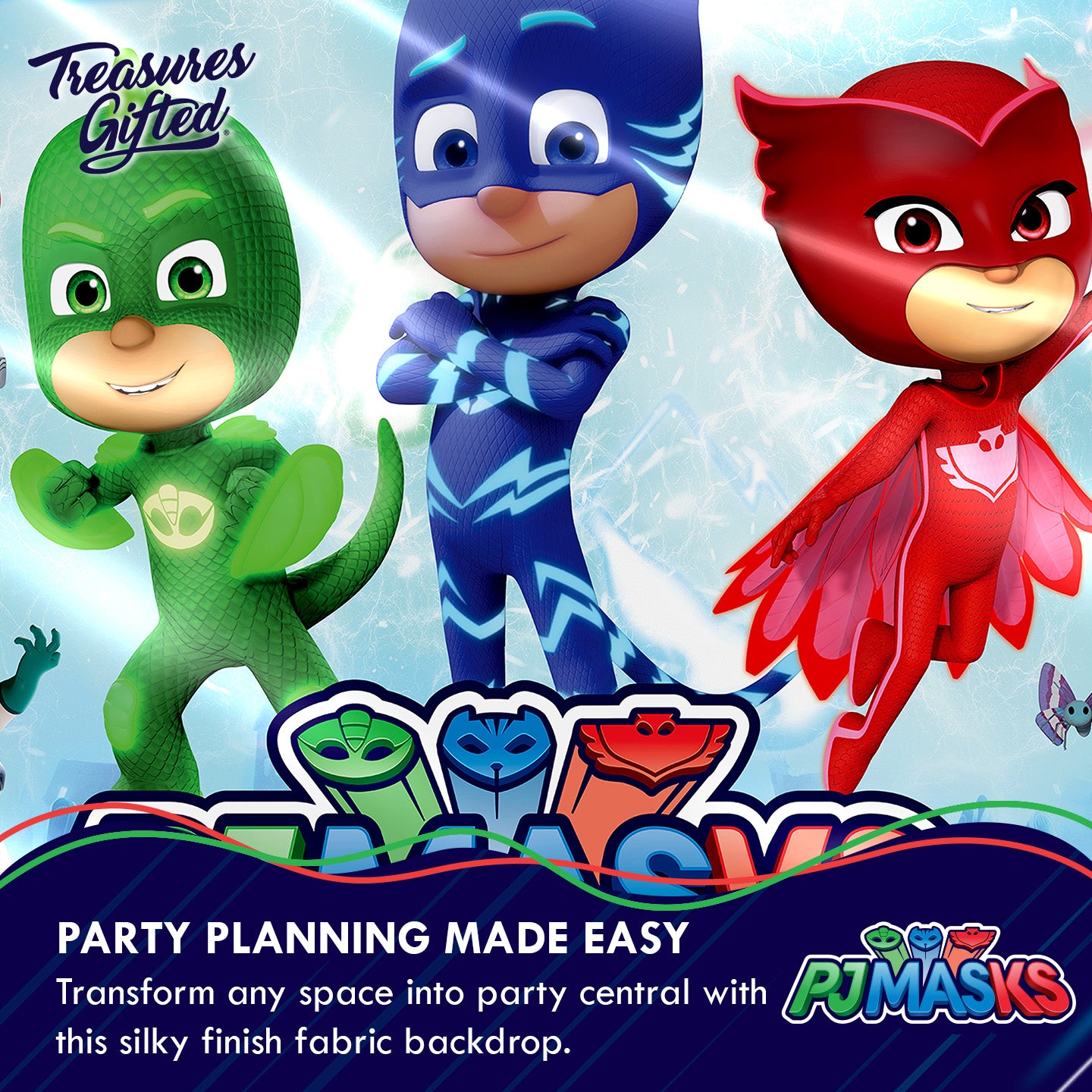 Pj Mask Design PJ Masks Cake Topper - PJ Masks Party Supplies – Treasures Gifted