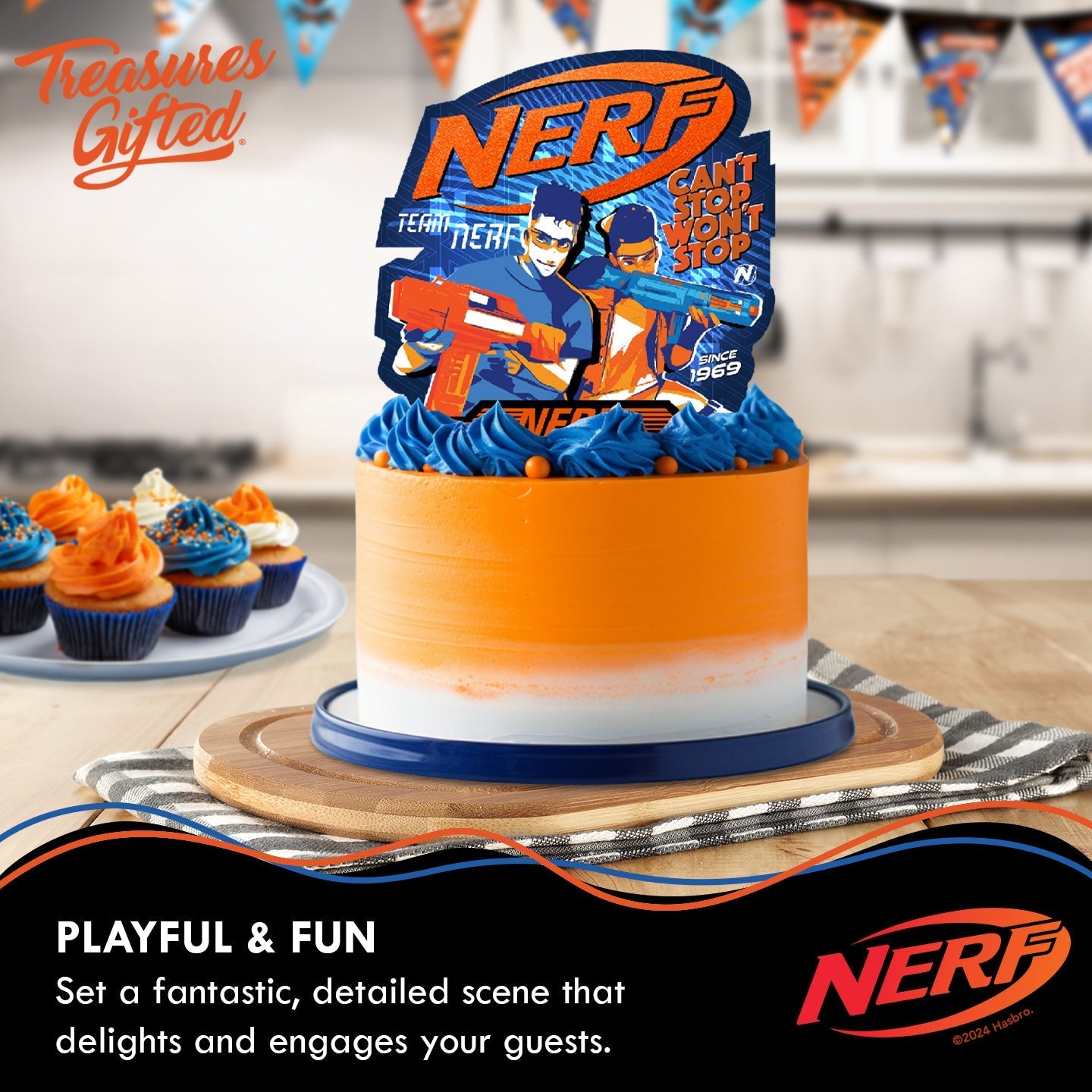 Nerf Cake Topper & Nerf Cupcake Toppers Kit – Treasures Gifted nerf-cake-topper-nerf-cupcake-toppers-kit-treasures-gifted