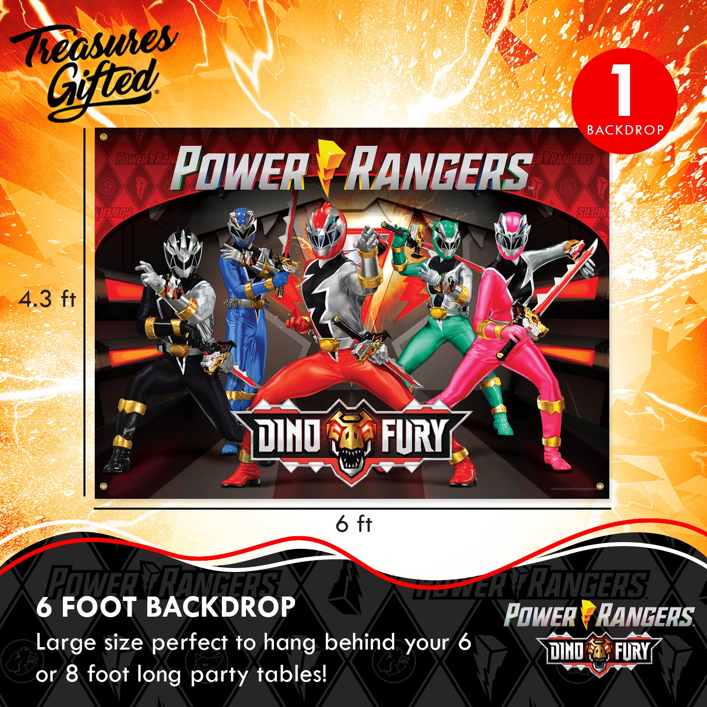 Power Rangers Party Supplies Ultimate Set for 24 Guests – Treasures Gifted