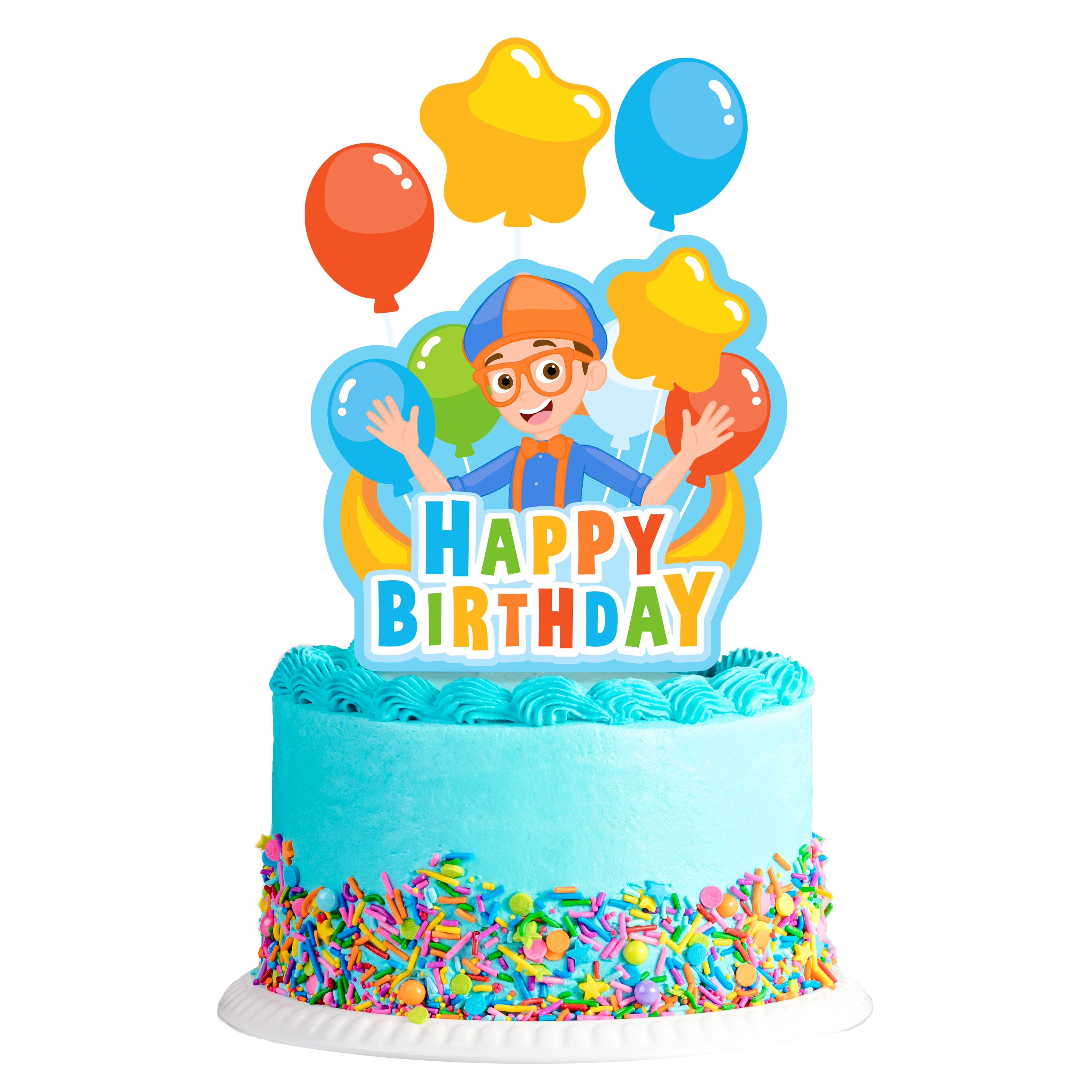 Blippi Birthday Cake Topper Blippi Party Supplies Treasures Gifted blippi-birthday-cake-topper-blippi-party-supplies-treasures-gifted