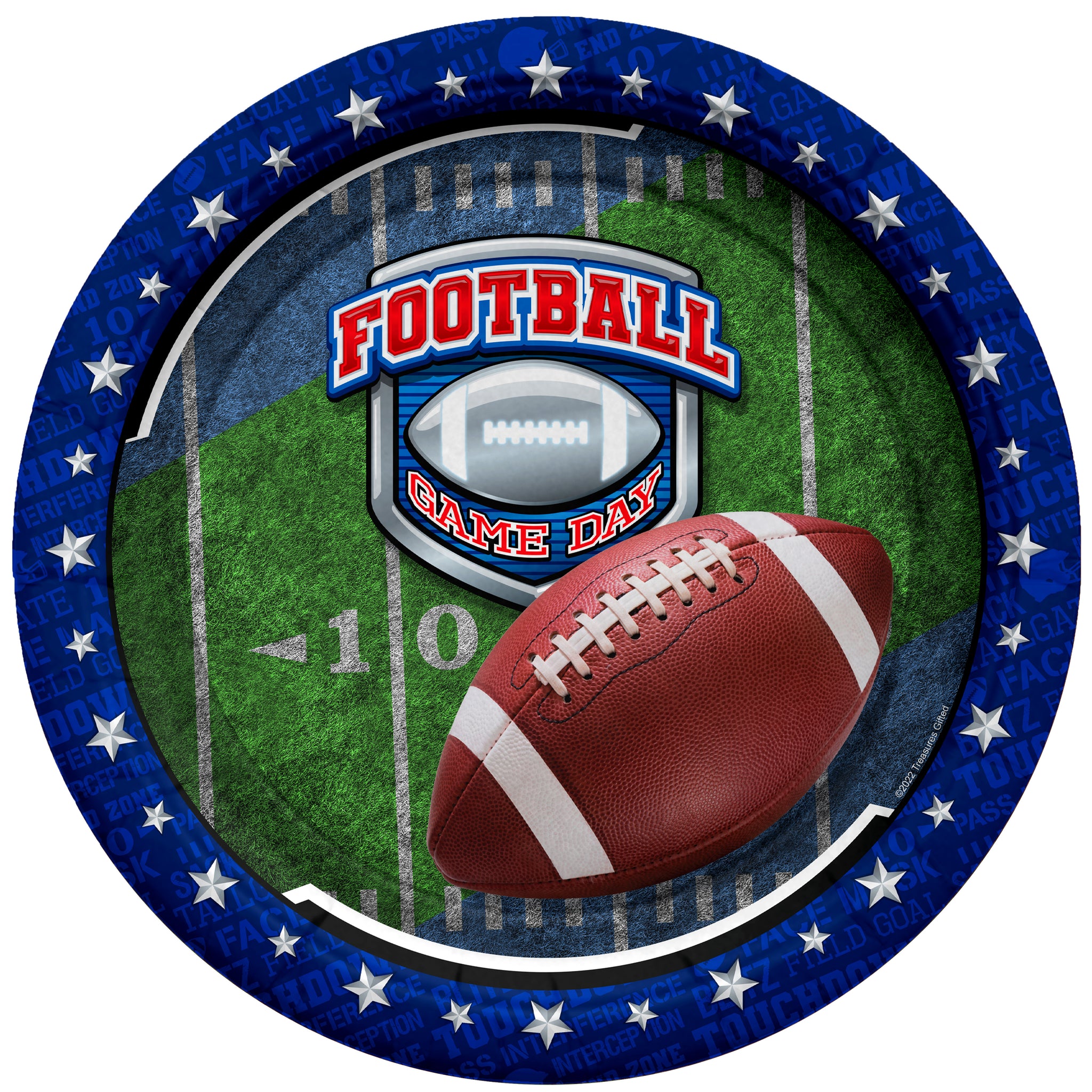 Happy Birthday Football Napkins - Pack Of 16, Game Day Party Decorations, Football Theme Party Supplies