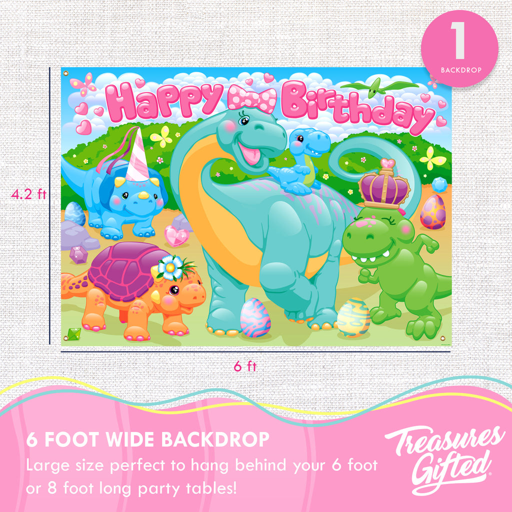 Girl Dinosaur Backdrop Girl Dinosaur Party Supplies Treasures Gifted girl-dinosaur-backdrop-girl-dinosaur-party-supplies-treasures-gifted