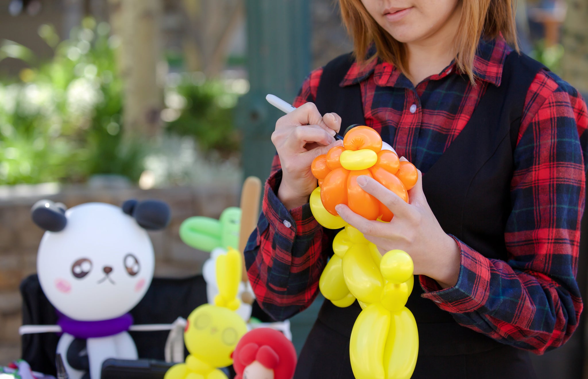 Orange Twisting Balloons - Long Balloons – Treasures Gifted