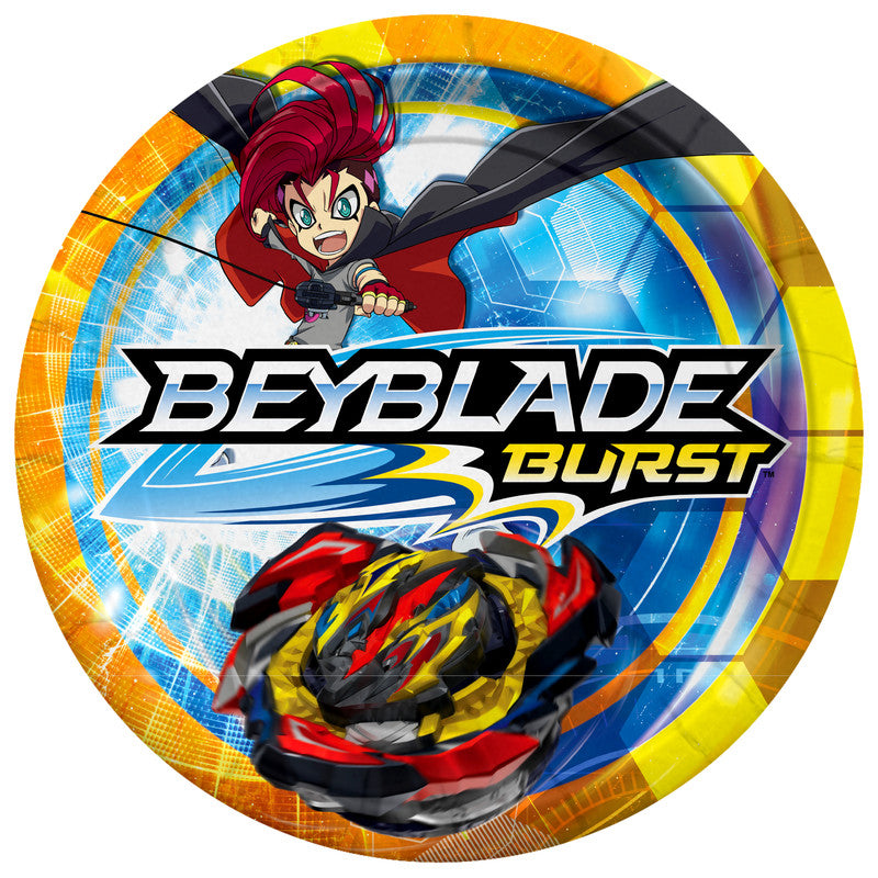 BEYBLADE Plates 9in - BEYBLADE Party Supplies – Treasures Gifted