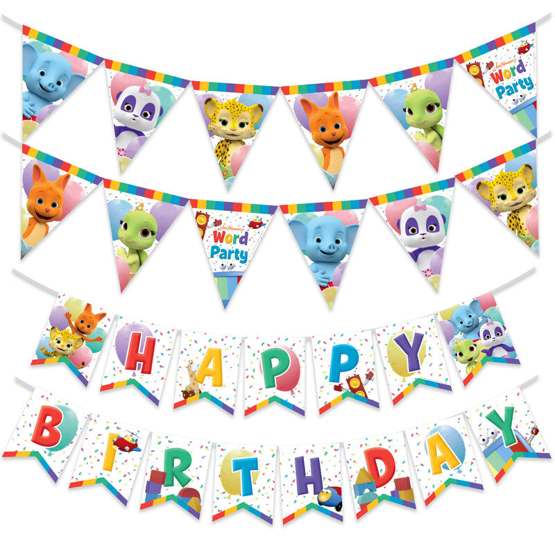 Unique Party Unique Party 55897 Birthday banner, multi Unique Party Unique Party 55897 Birthday banner, multi